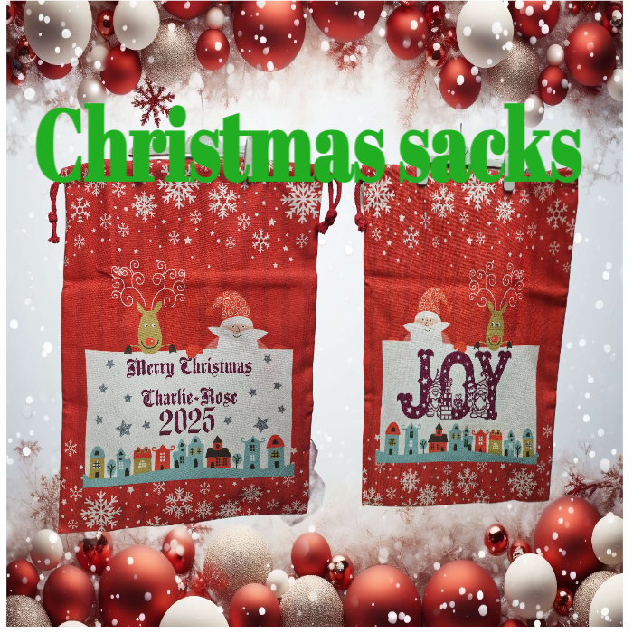 personalized Christmas sack